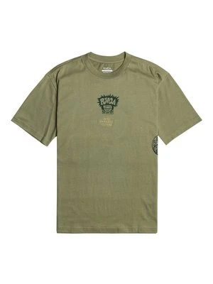 T-shirt z nadrukiem RVCA