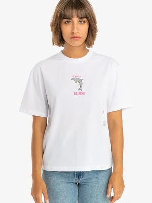 T-shirt z nadrukiem RVCA