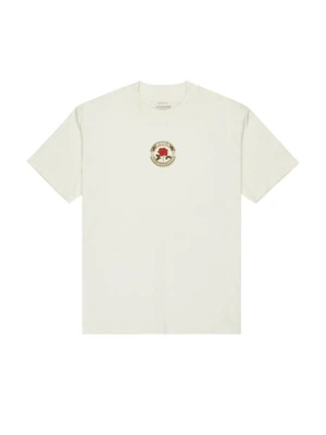 T-shirt z nadrukiem RVCA biały