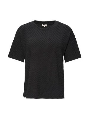 T-shirt z nadrukiem s.Oliver czarny