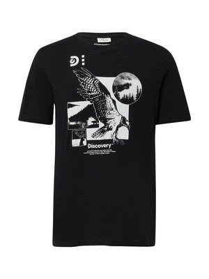 T-shirt z nadrukiem s.Oliver czarny