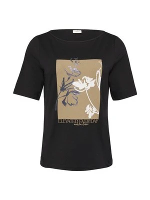 T-shirt z nadrukiem s.Oliver czarny