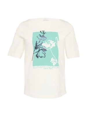T-shirt z nadrukiem s.Oliver biały