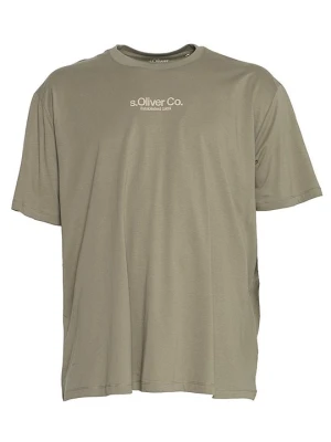 T-shirt z nadrukiem s.Oliver zielony