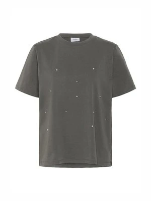 T-shirt z nadrukiem Saint Tropez szary