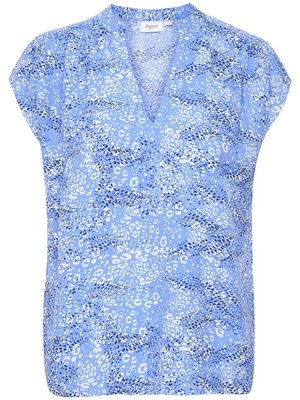 T-shirt z nadrukiem Saint Tropez niebieski