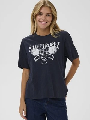 T-shirt z nadrukiem Saint Tropez