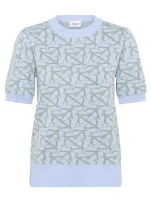 T-shirt z nadrukiem Saint Tropez jasnoniebieski