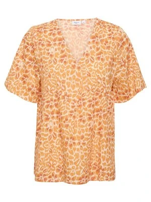 T-shirt z nadrukiem Saint Tropez pomarańczowy