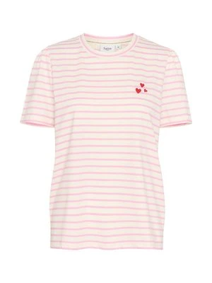 T-shirt z nadrukiem Saint Tropez różowy