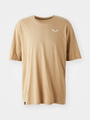 T-shirt z nadrukiem Salewa beżowy