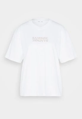 T-shirt z nadrukiem Samsøe Samsøe