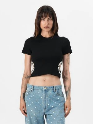 T-shirt z nadrukiem sandro