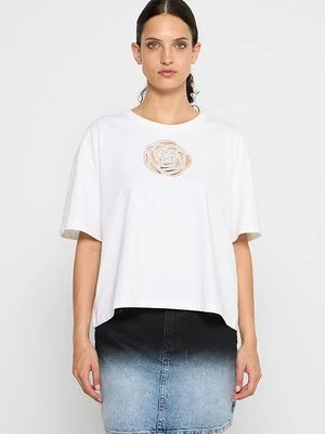 T-shirt z nadrukiem sandro