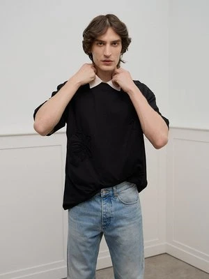 T-shirt z nadrukiem sandro