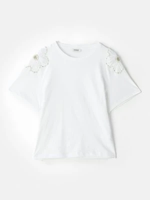 T-shirt z nadrukiem sandro