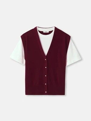 T-shirt z nadrukiem sandro