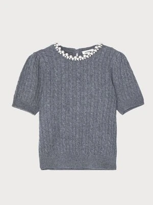 T-shirt z nadrukiem sandro