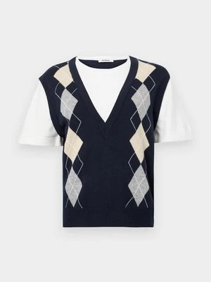 T-shirt z nadrukiem sandro