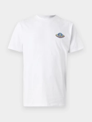 T-shirt z nadrukiem Santa Cruz biały