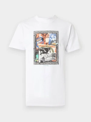 T-shirt z nadrukiem Santa Cruz biały