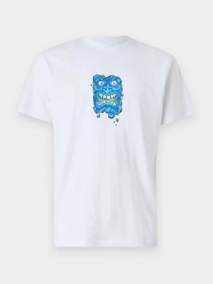T-shirt z nadrukiem Santa Cruz biały