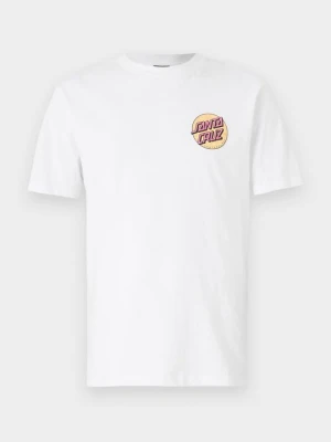 T-shirt z nadrukiem Santa Cruz biały