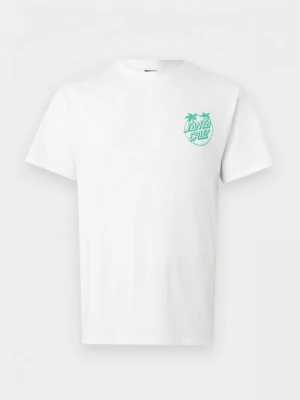 T-shirt z nadrukiem Santa Cruz biały