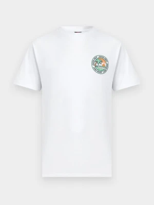 T-shirt z nadrukiem Santa Cruz biały