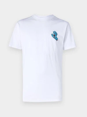 T-shirt z nadrukiem Santa Cruz biały