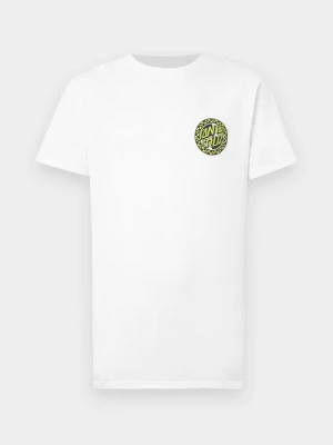 T-shirt z nadrukiem Santa Cruz biały