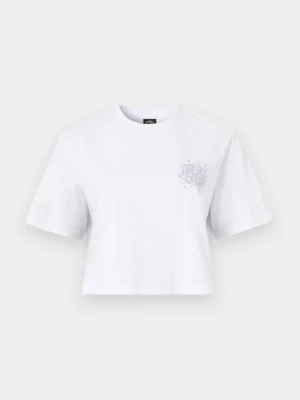 T-shirt z nadrukiem Santa Cruz biały
