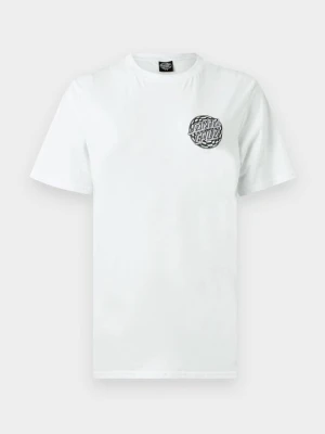 T-shirt z nadrukiem Santa Cruz biały