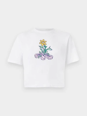 T-shirt z nadrukiem Santa Cruz biały