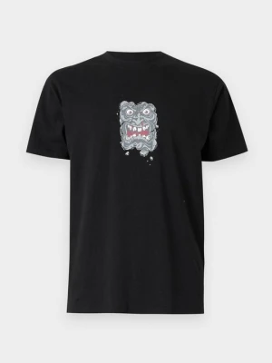 T-shirt z nadrukiem Santa Cruz czarny