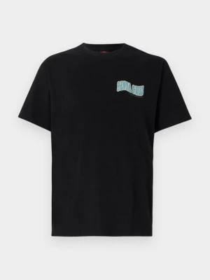 T-shirt z nadrukiem Santa Cruz czarny