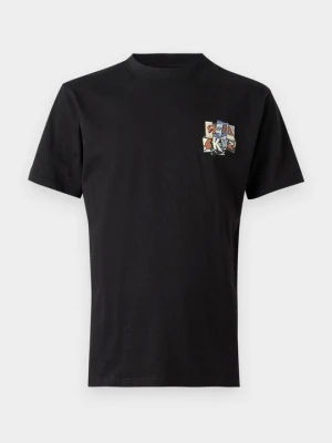 T-shirt z nadrukiem Santa Cruz czarny