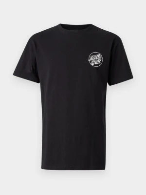 T-shirt z nadrukiem Santa Cruz czarny