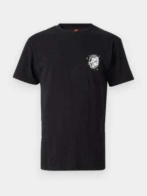 T-shirt z nadrukiem Santa Cruz czarny