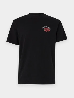T-shirt z nadrukiem Santa Cruz czarny