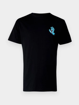 T-shirt z nadrukiem Santa Cruz czarny