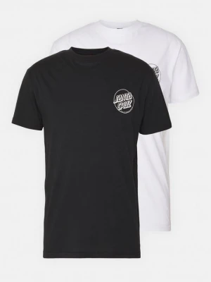 T-shirt z nadrukiem Santa Cruz czarny