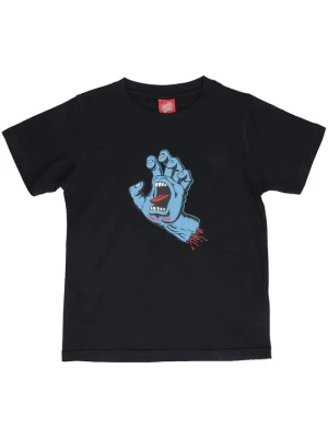 T-shirt z nadrukiem Santa Cruz czarny