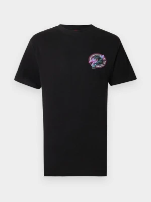 T-shirt z nadrukiem Santa Cruz czarny