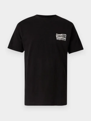 T-shirt z nadrukiem Santa Cruz czarny