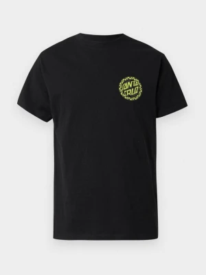 T-shirt z nadrukiem Santa Cruz czarny
