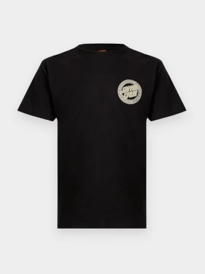 T-shirt z nadrukiem Santa Cruz czarny