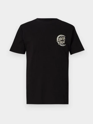 T-shirt z nadrukiem Santa Cruz czarny