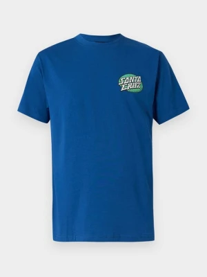 T-shirt z nadrukiem Santa Cruz granatowy
