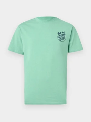 T-shirt z nadrukiem Santa Cruz jasnozielony